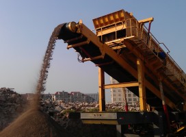 建筑垃圾移動破碎站設備多少錢一臺，環保圈熱議話題
