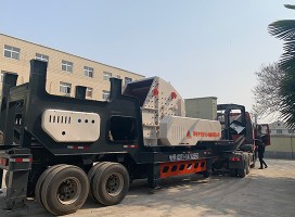 鄭州中意年處理120萬方成套建筑垃圾處理設備發往廣東