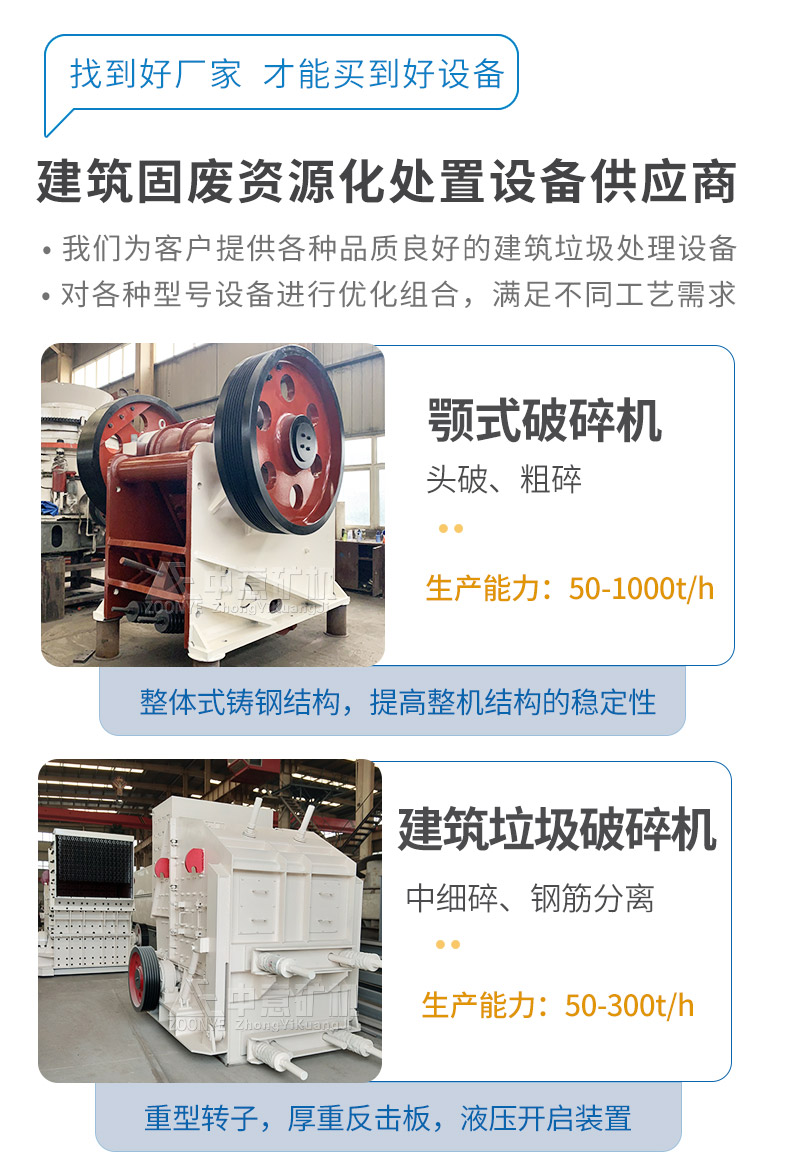 建筑垃圾處理生產線設備